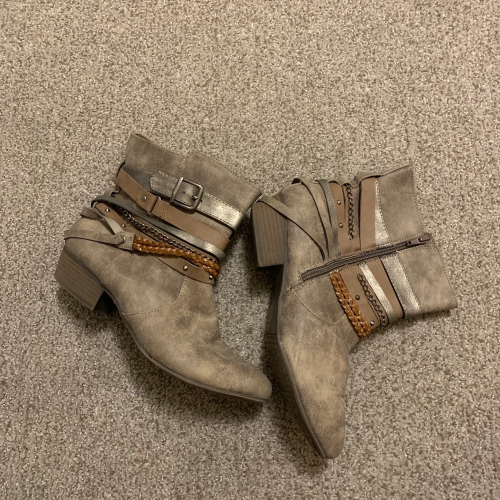 Buckled booties